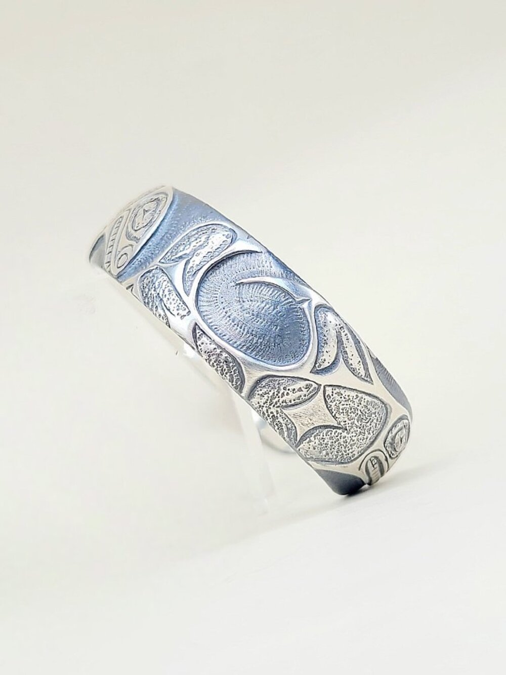 David Yurman Wide Northwest Cuff Bracelet in Sterling Silver - 17mm - 7" - Picture 9 of 13